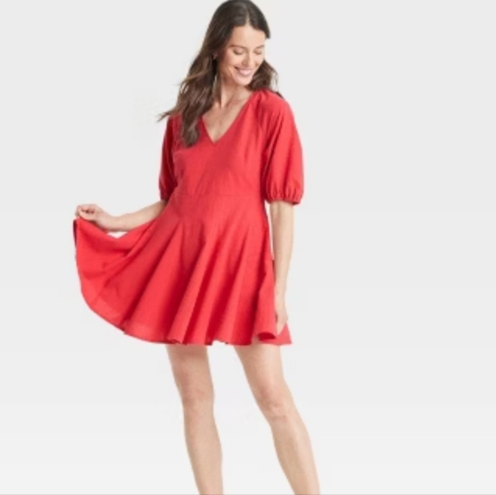 NWT Universal Thread Bell Elbow Dress Mini A- Line Dress Size XL